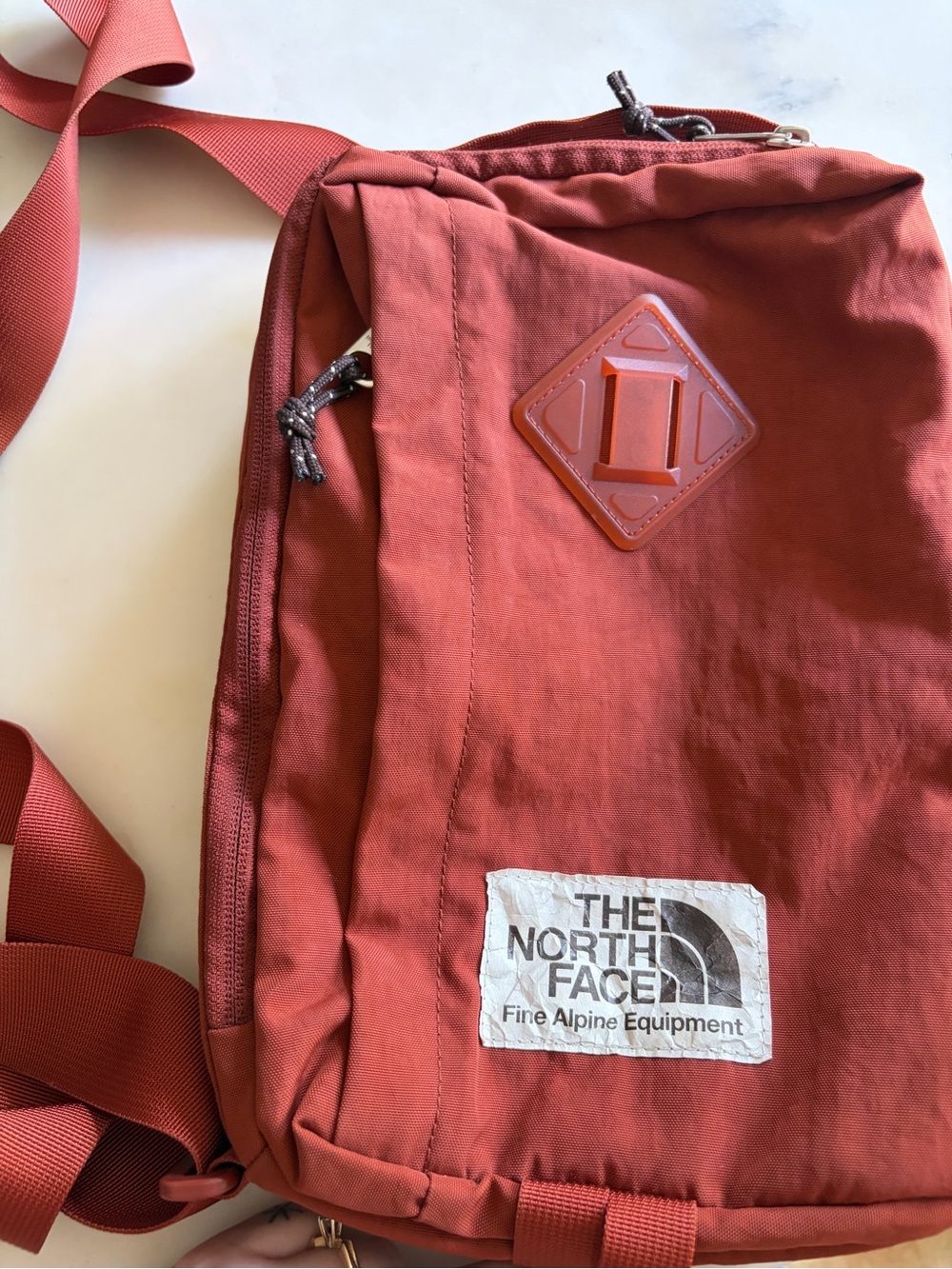 The North Face Men's Rust Red Sling Bag - Picture 3 of 6